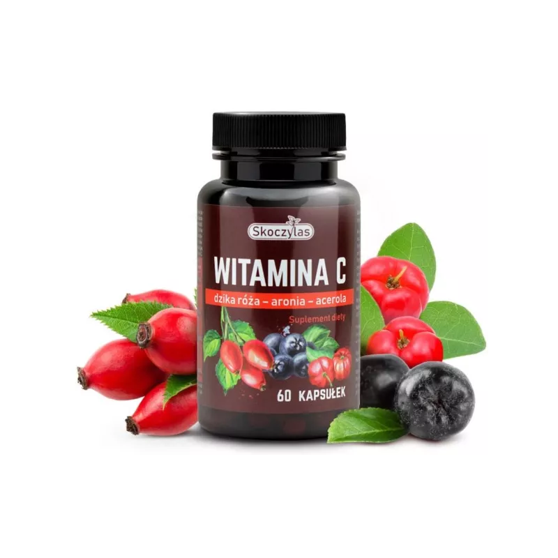 Skoczylas Witamina C TRIO 60 kap odporność acerola Skoczylas Witamina C TRIO 60 kap odporność acerola