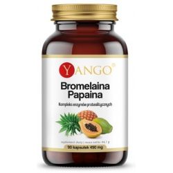 Yango Bromelaina Papaina 490 mg 90 k