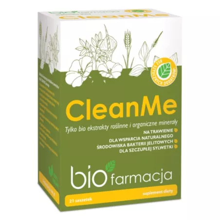 Biofarmacja CleanMe 21 saszetek układ trawienny