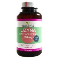 Medverita Lizyna w postaci wolnej 500 mg 100 k