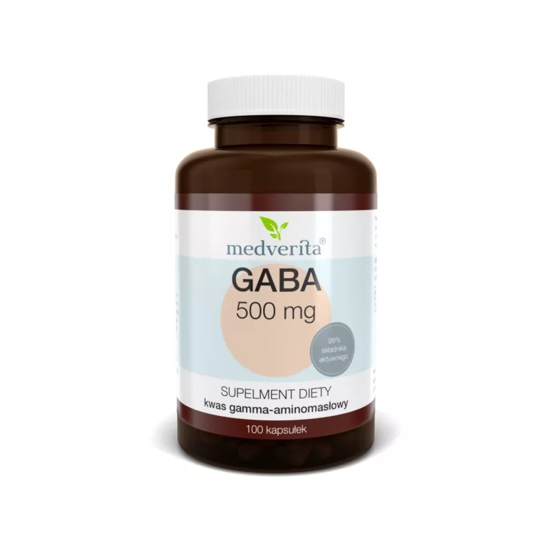 Medverita Gaba 500 mg 100 k obniża kortyzol