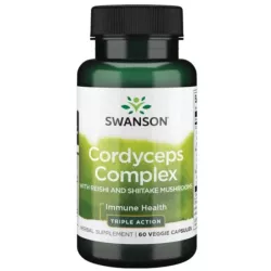 Swanson Cordyceps Complex Z Reishi 60 K Swanson Cordyceps Complex Z Reishi 60 K