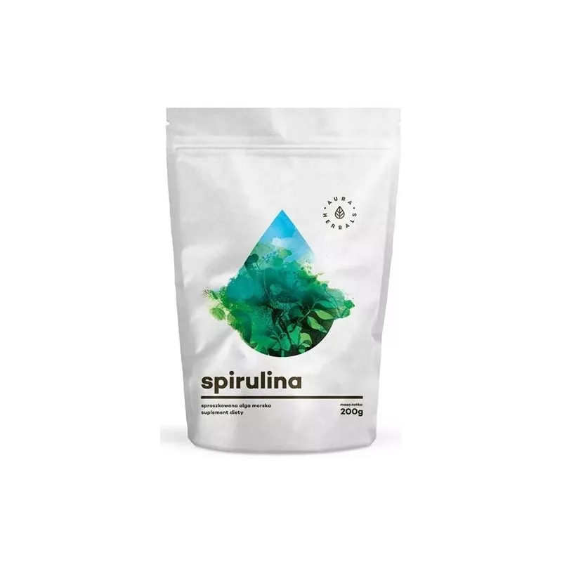 AURA  SPIRULINA SPROSZKOWANA ALGA MORS 200G