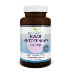 Medverita Kwas Pantotenowy 200 mg 90 kap