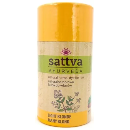 Sattva Ayurveda Farba Do Włosów Jasny Blond 150G
