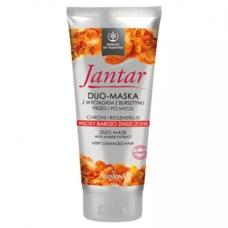 Jantar Duo Maska do włosów zniszczonych 200 ml
