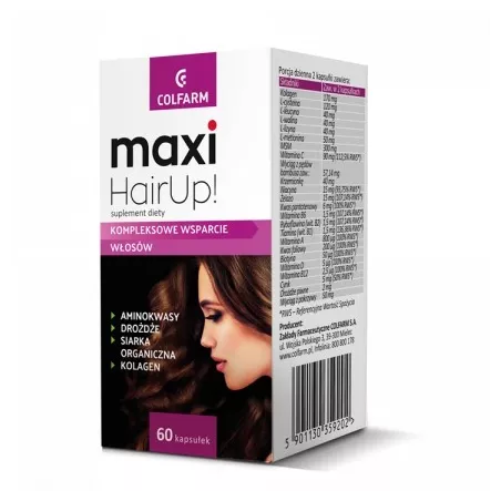 Colfarm Maxi HairUP! kompleksowe wsparcie włosów
