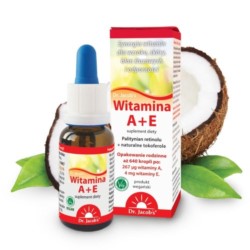 Dr Jacob'S Witamina A+ E 20 ml 640 kropli