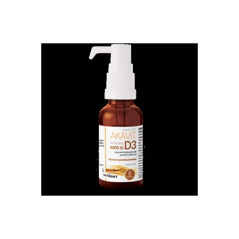 Vitadiet Akavit Witamina D3 4000 Iu 30 Ml Vitadiet Akavit Witamina D3 4000 Iu 30 Ml