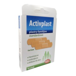 Activplast Plastry familijne standardowe 16 szt