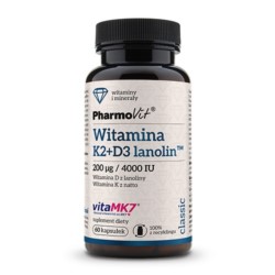 Pharmovit Witamina K2 MK7+ D3 4000 60 kap