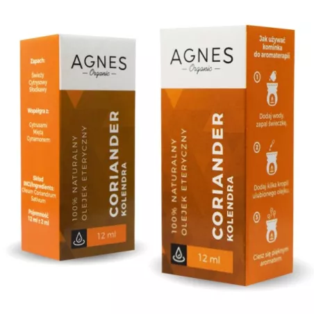 AgnesOrganic Kolendra olejek eteryczny 12 ml
