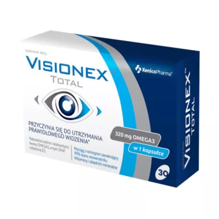 Xenicopharma Visionex Total 30 k poprawia wzrok