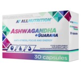Allnutrition Ashwagandha + Gurana 30 kap