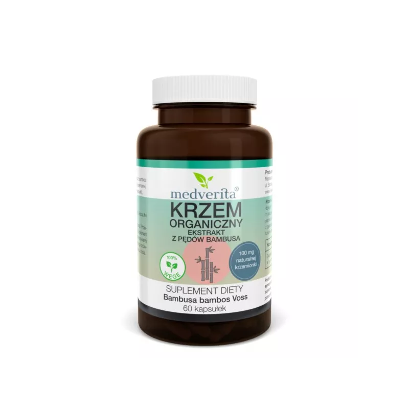 Medverita Krzem Organiczny 100 mg 60 K Medverita Krzem Organiczny 100 mg 60 K