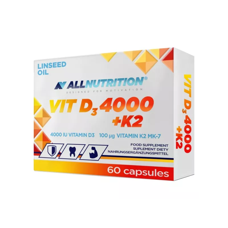 Allnutrition Witamina  D3 4000  K2 30 k odporność