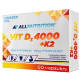 Allnutrition Witamina D3 4000 K2 30 k odporność