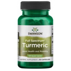 Swanson Turmeric Kurkuma 720 Mg 30 K