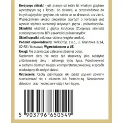 Yango Kordyceps 90 K Wzmacnia Odporność Yango Kordyceps 90 K Wzmacnia Odporność