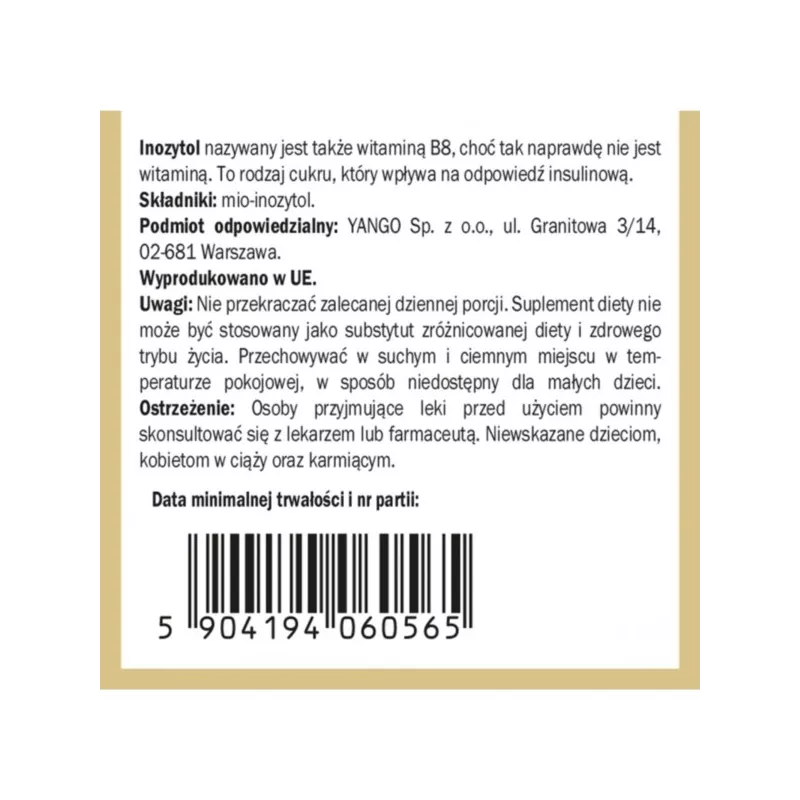 Yango Inozytol 150 porcji 90 g