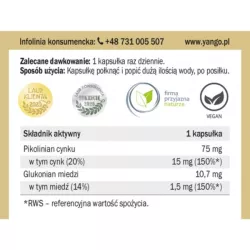 Yango Cynk Miedź 10:1 Zn Cu organiczna 90 k