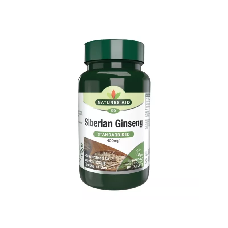 Natures Aid Żeń-Szeń Syberyjski 600 Mg 90 T