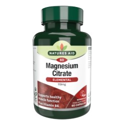 Natures Aid Cytrynian Magnezu 750 mg 60 T