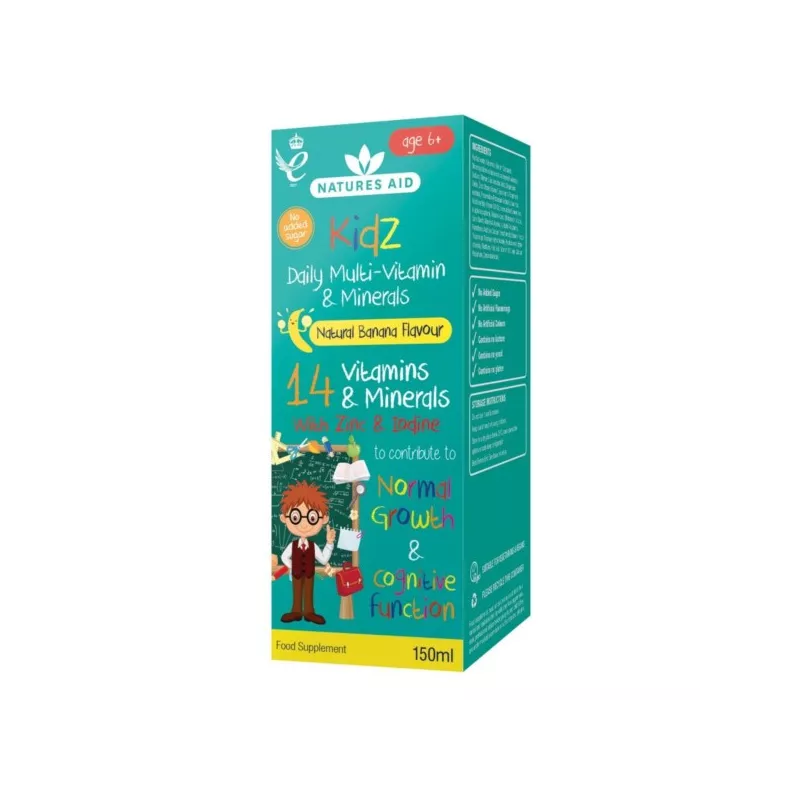 Natures Aid Kidz Multwitamina i Minerały 150 ml