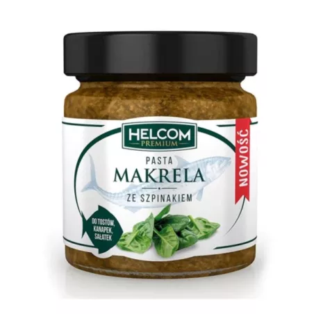 Helcom Pasta Makrela ze szpinakiem 180 g