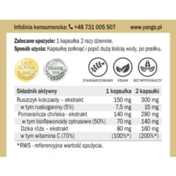 Yango CircuVena 90 kapsułek naczynia krwionośne Yango CircuVena 90 kapsułek naczynia krwionośne