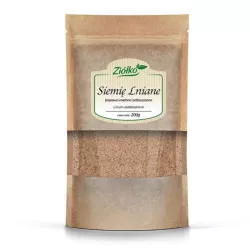Ziółko Siemię Lniane brązowe mielone 200 g Ziółko Siemię Lniane brązowe mielone 200 g