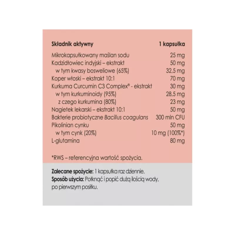 Panaseus Formuła na jelita 50 k Panaseus Formuła na jelita 50 k