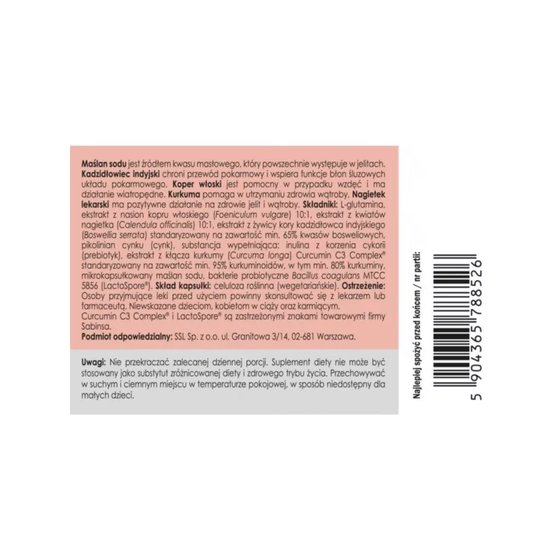 Panaseus Formuła na jelita 50 k Panaseus Formuła na jelita 50 k