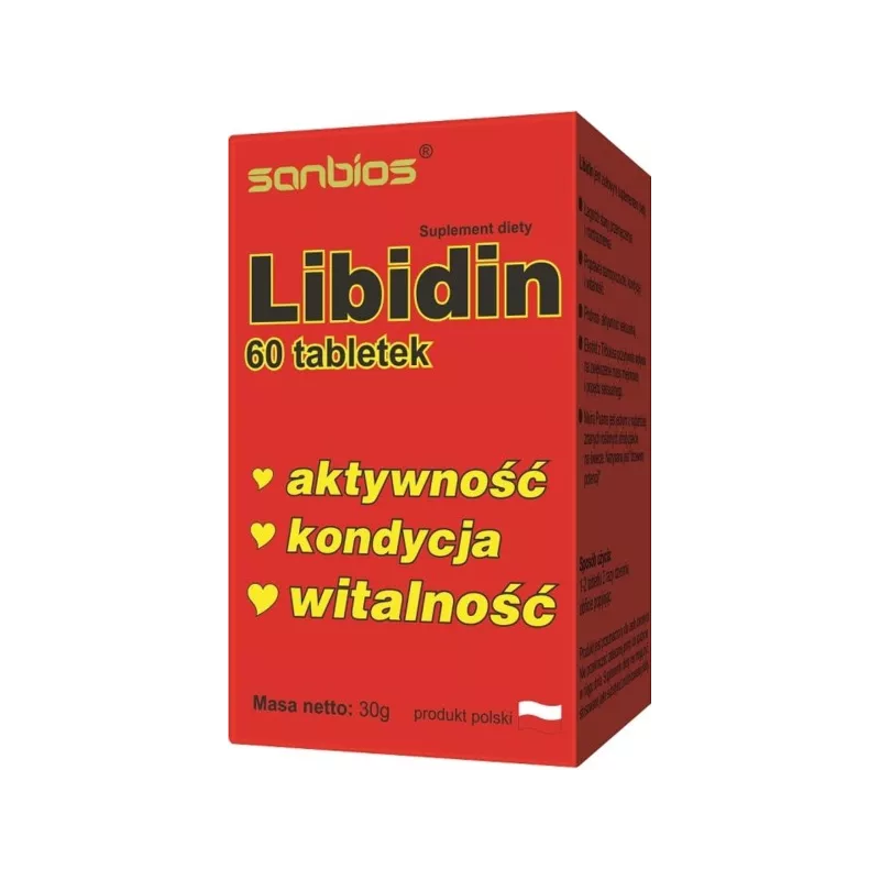 SANBIOS LIBIDIN 60 TAB DW 05/19