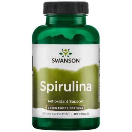 Swanson Spirulina 500 Mg 180 T Oczyszczanie
