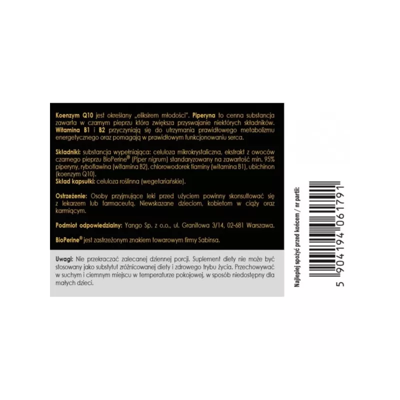 Panaseus Q10 Młodość 50 k