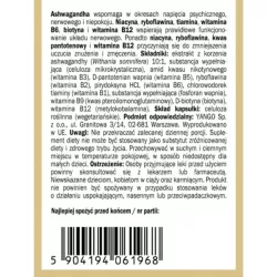 Yango Ashwagandha z witaminami z grupy B 90 k Yango Ashwagandha z witaminami z grupy B 90 k