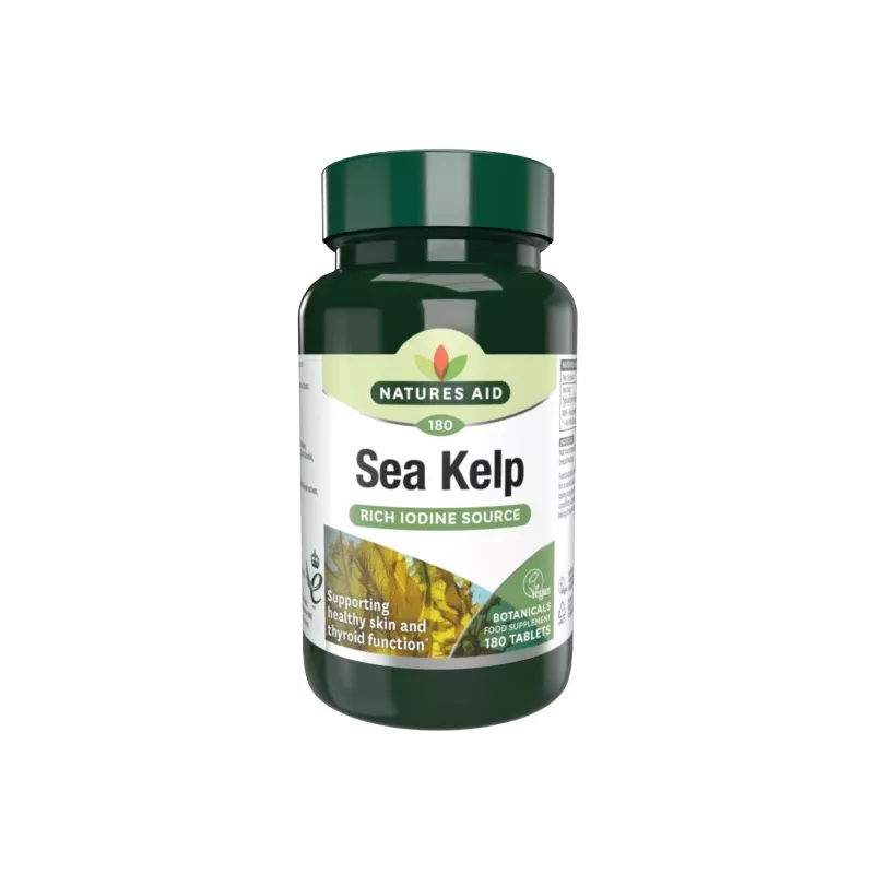 Natures Aid Kelp 187 Mg 180 T wodorosty jod Natures Aid Kelp 187 Mg 180 T wodorosty jod