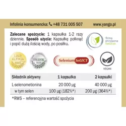 Yango Selen organiczny 90 k tarczyca Yango Selen organiczny 90 k tarczyca
