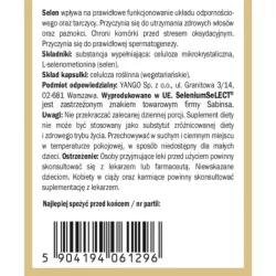 Yango Selen organiczny 90 k tarczyca Yango Selen organiczny 90 k tarczyca