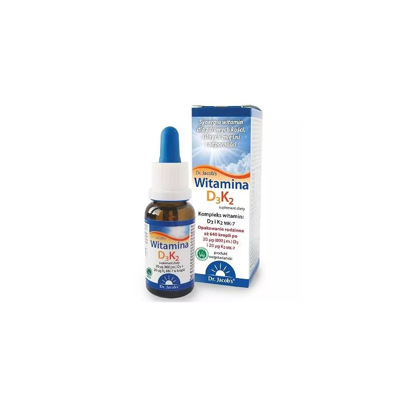 Dr Jacob'S Witamina D3K2 20 Ml Dr Jacob'S Witamina D3K2 20 Ml
