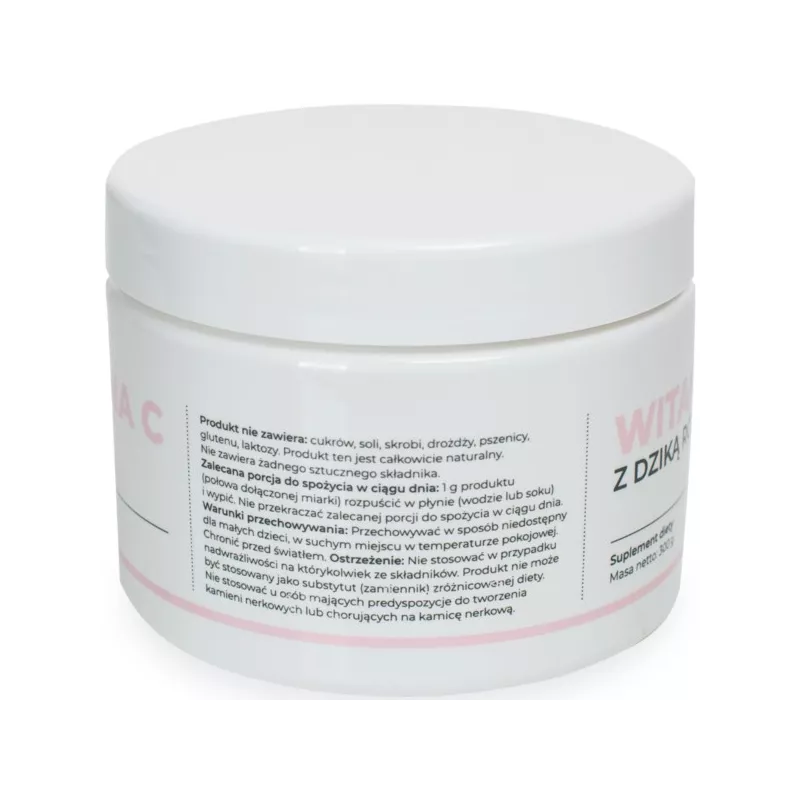 Visanto Witamina C z Dziką Różą 300 G Visanto Witamina C z Dziką Różą 300 G