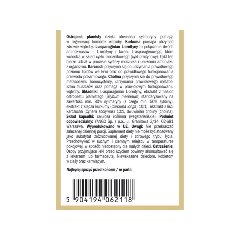 Yango Hepasiv 90 k Wątroba Yango Hepasiv 90 k Wątroba