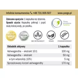 Yango Ashwagandha 3 formy 90 k Yango Ashwagandha 3 formy 90 k