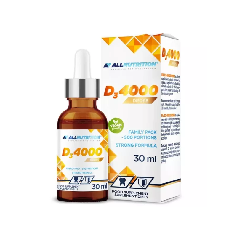 Allnutrition Witamina D3 4000 30 ml odporność