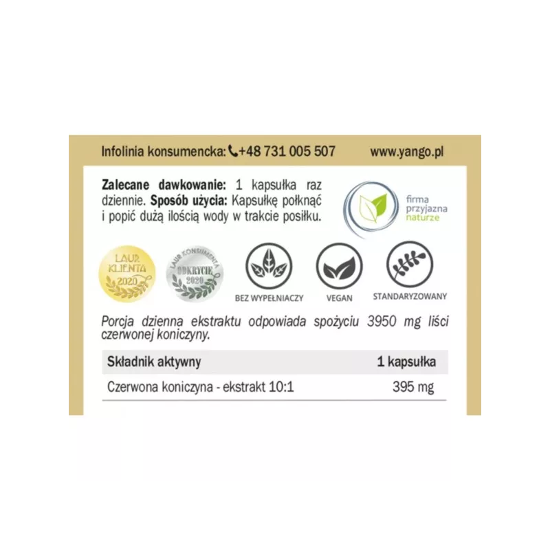 Yango Czerwona Koniczyna 395 Mg 90 K menopauza Yango Czerwona Koniczyna 395 Mg 90 K menopauza