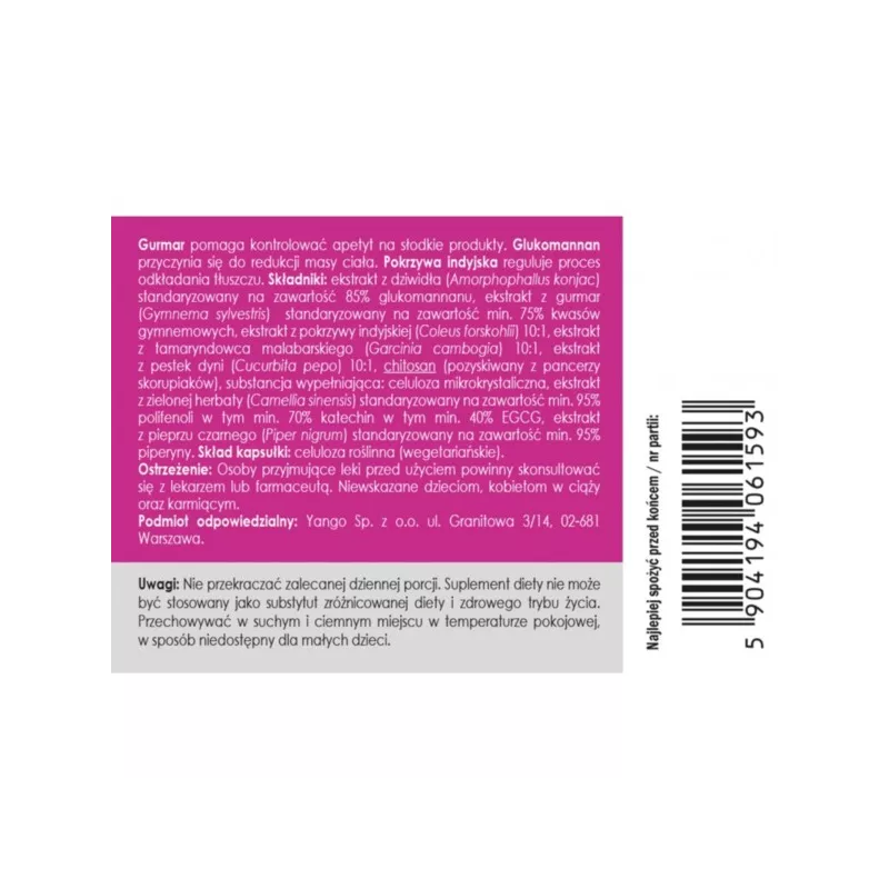 Panaseus Bloker Apetytu 50 k Panaseus Bloker Apetytu 50 k