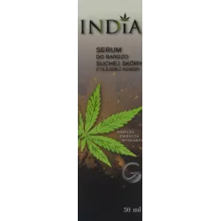 India Serum do Suchej Skóry Z Olejem Z Konopi 50ml India Serum do Suchej Skóry Z Olejem Z Konopi 50ml