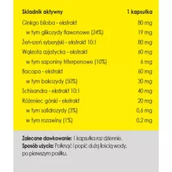 Panaseus Pamięć bez granic 490 mg 50 kap Panaseus Pamięć bez granic 490 mg 50 kap