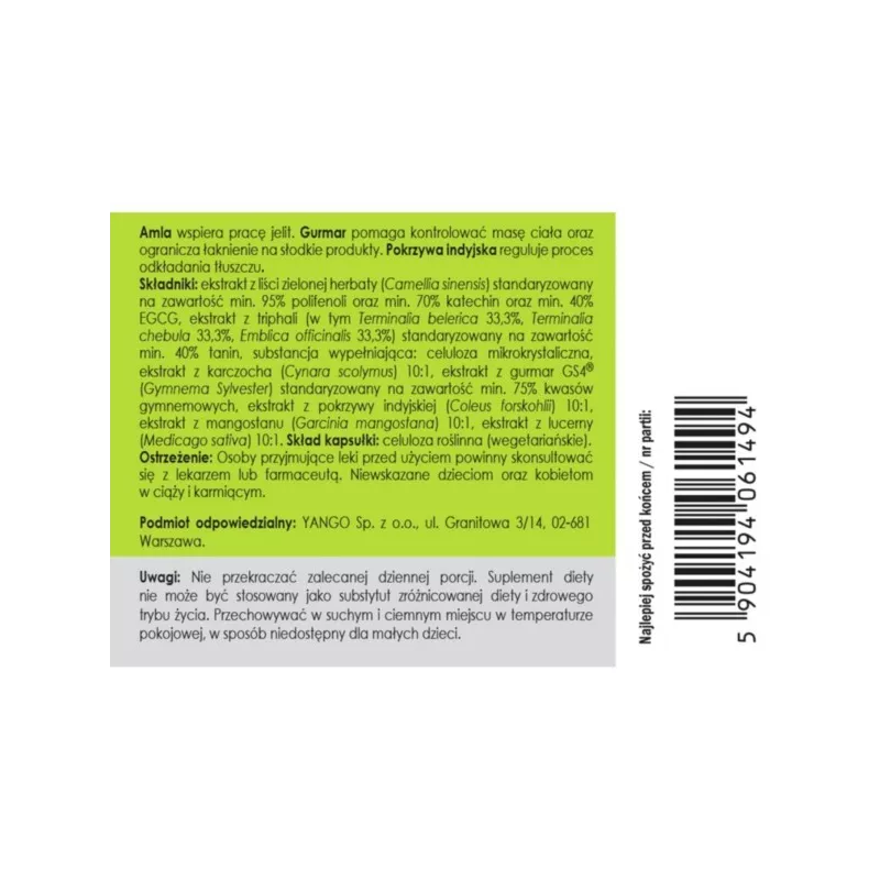 Panaseus Talia osy 50 kapsułek odchudzanie Panaseus Talia osy 50 kapsułek odchudzanie